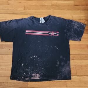 Vtg 1998 Everclear faded black distressed tshirt XL grunge